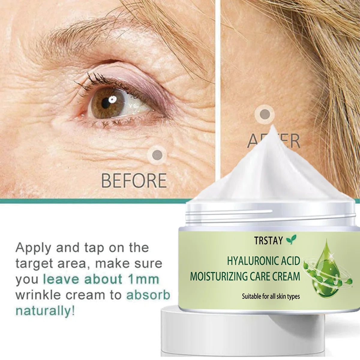 Instant Remove Wrinkles Retinol Face Cream Lifting Anti Aging Anti Eye Bags Moisturizer Facial Treatment Korean Care